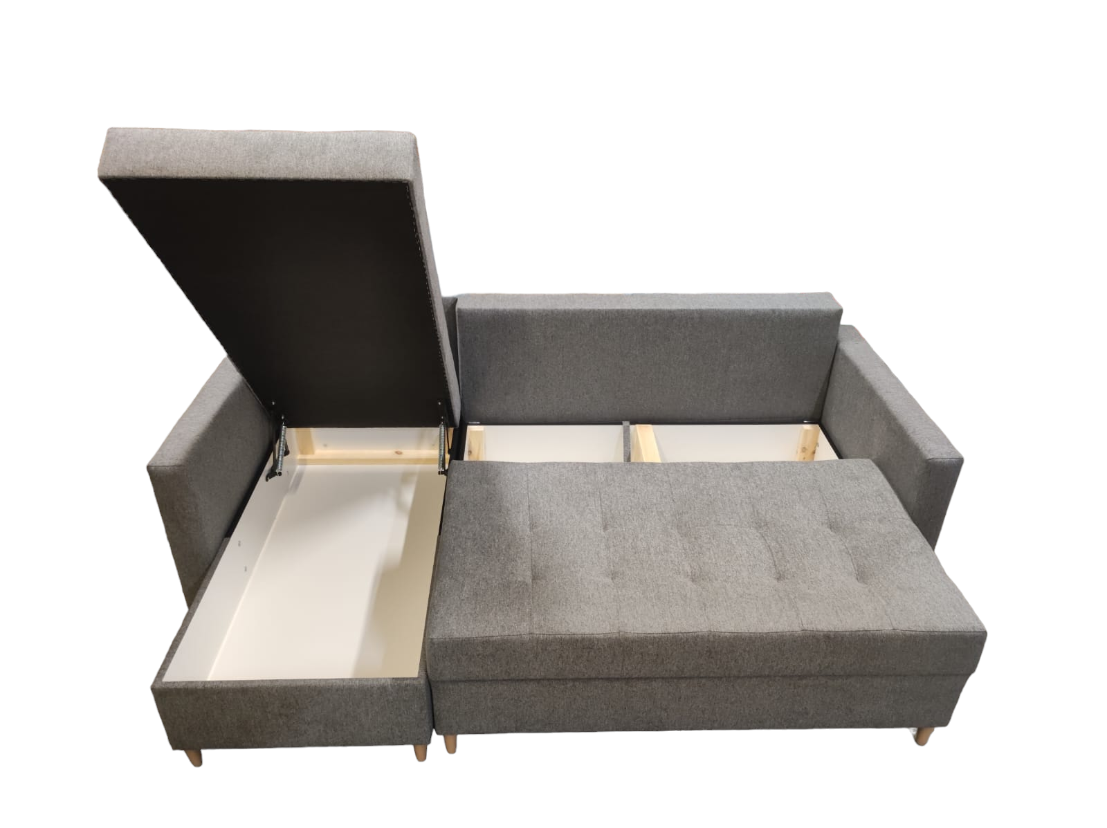 FurMeb24 ECKSOFA FENIX mit Schlaffunktion und Bettkasten linke Seite 225 x 140 cm – Bild 13