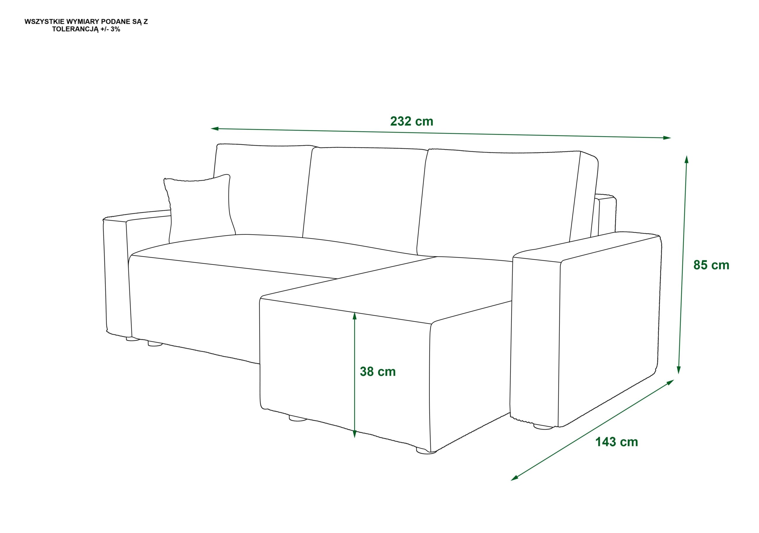 FurMeb24 AMBRO L-Form - Kord Schlafsofa mit Schlaffunktion – Bild 15
