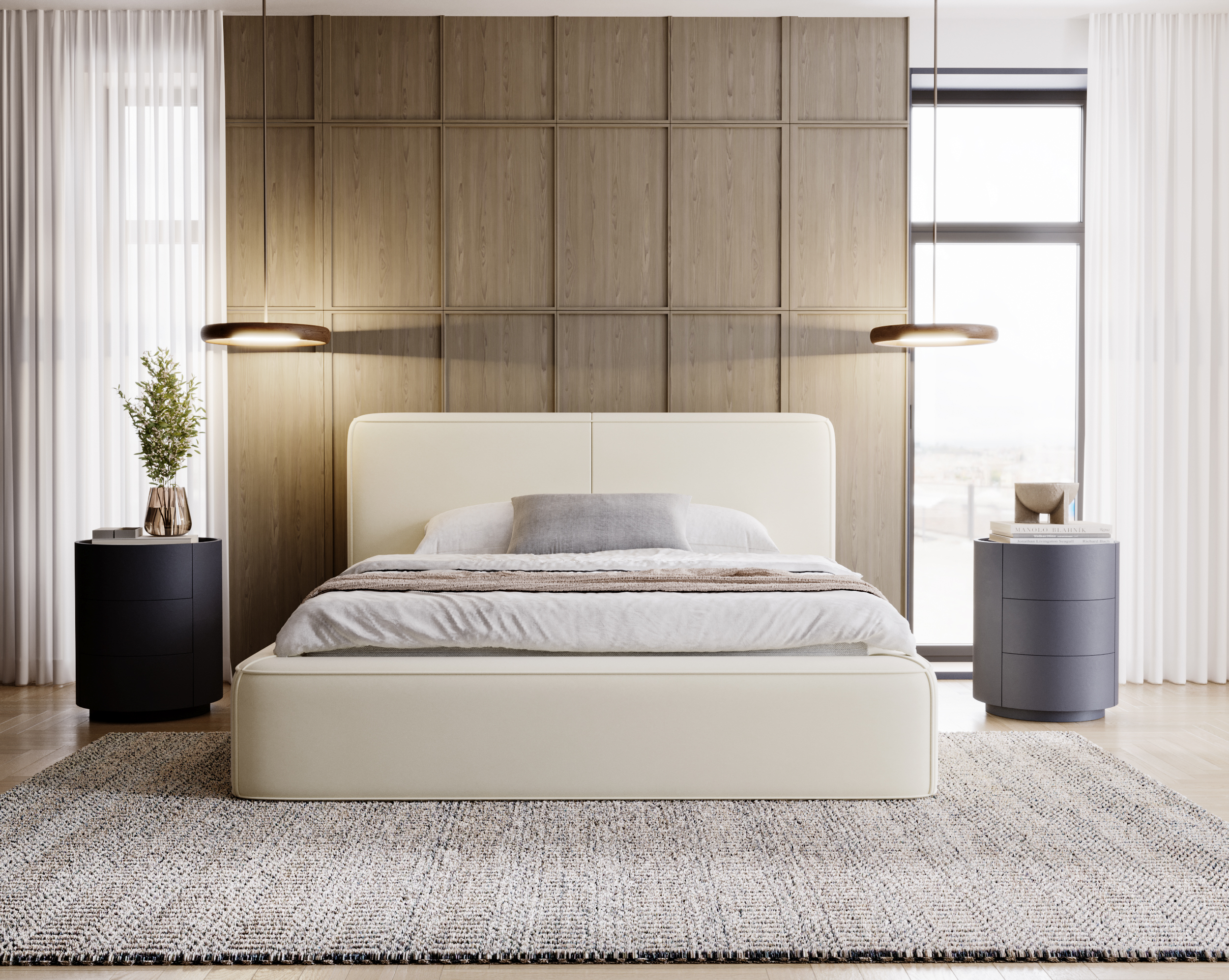 FurMeb24 KALI Boxspringbett mit Bettkasten - Polsterbett mit Holzrahmen – Bild 12