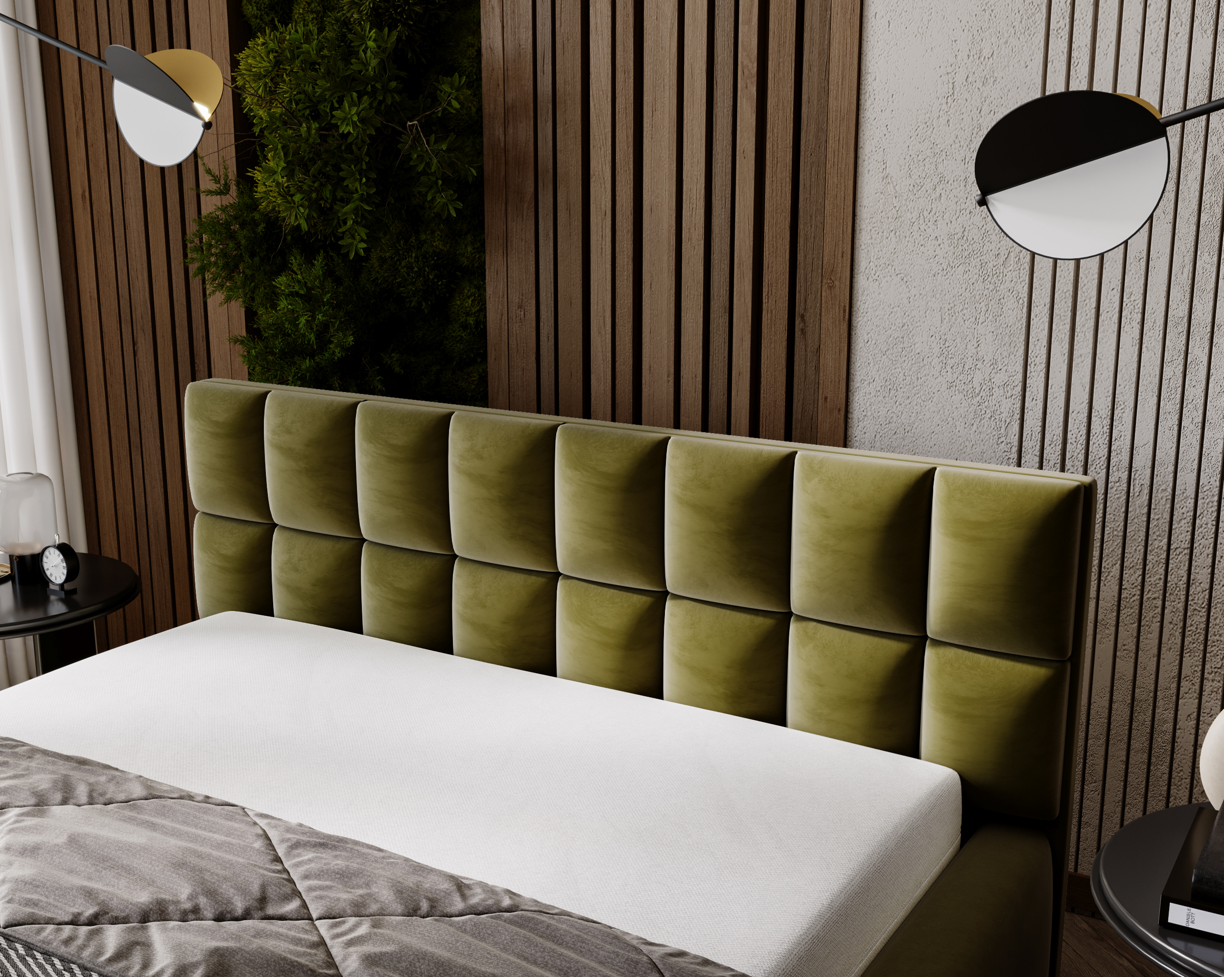 FurMeb24 Polsterbett HUGO - mit Bettkasten - amor velevt stoff - ohne Matratze – Bild 18