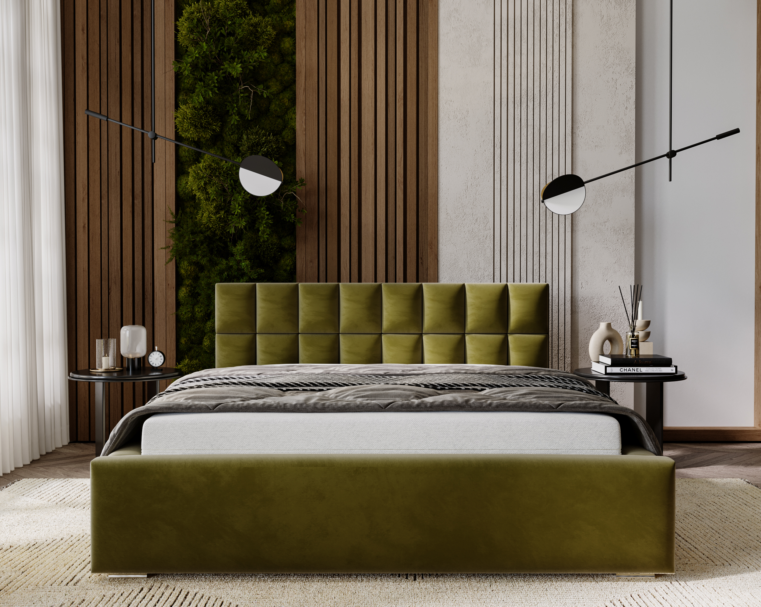 FurMeb24 Polsterbett HUGO - mit Bettkasten - amor velevt stoff - ohne Matratze – Bild 19