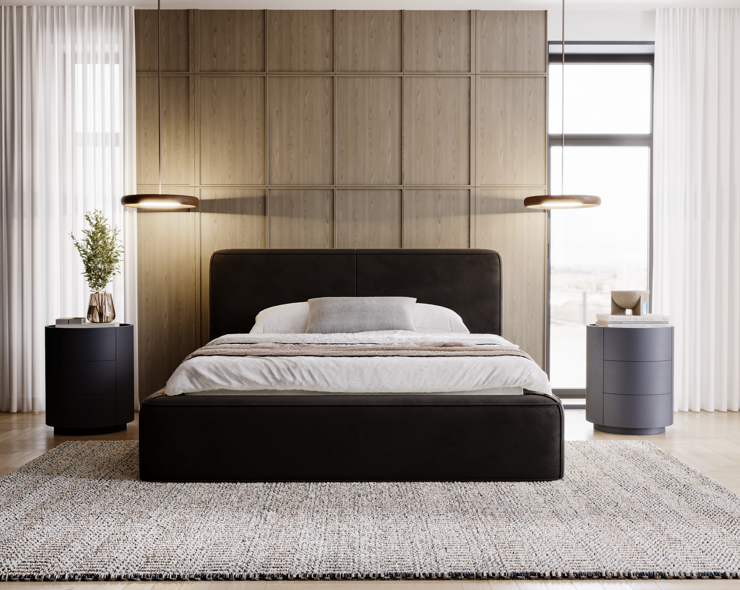 FurMeb24 KALI Boxspringbett mit Bettkasten - Polsterbett mit Holzrahmen – Bild 7