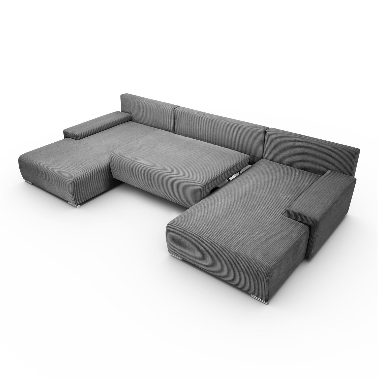 FurMeb24 Ecksofa LAVANO U-form 348 x 188 cm - mit schlaffunktion und bettkasten – Bild 14