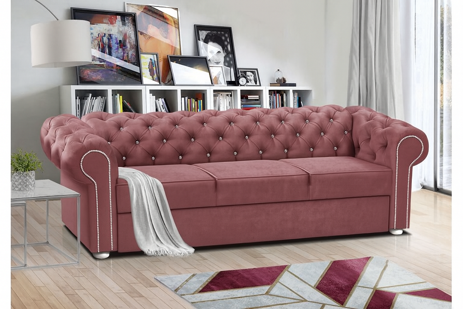 FURMEB 24 SOFA mit Schlaffunktion SWAROVSKI 237 x 95 cm – Bild 4