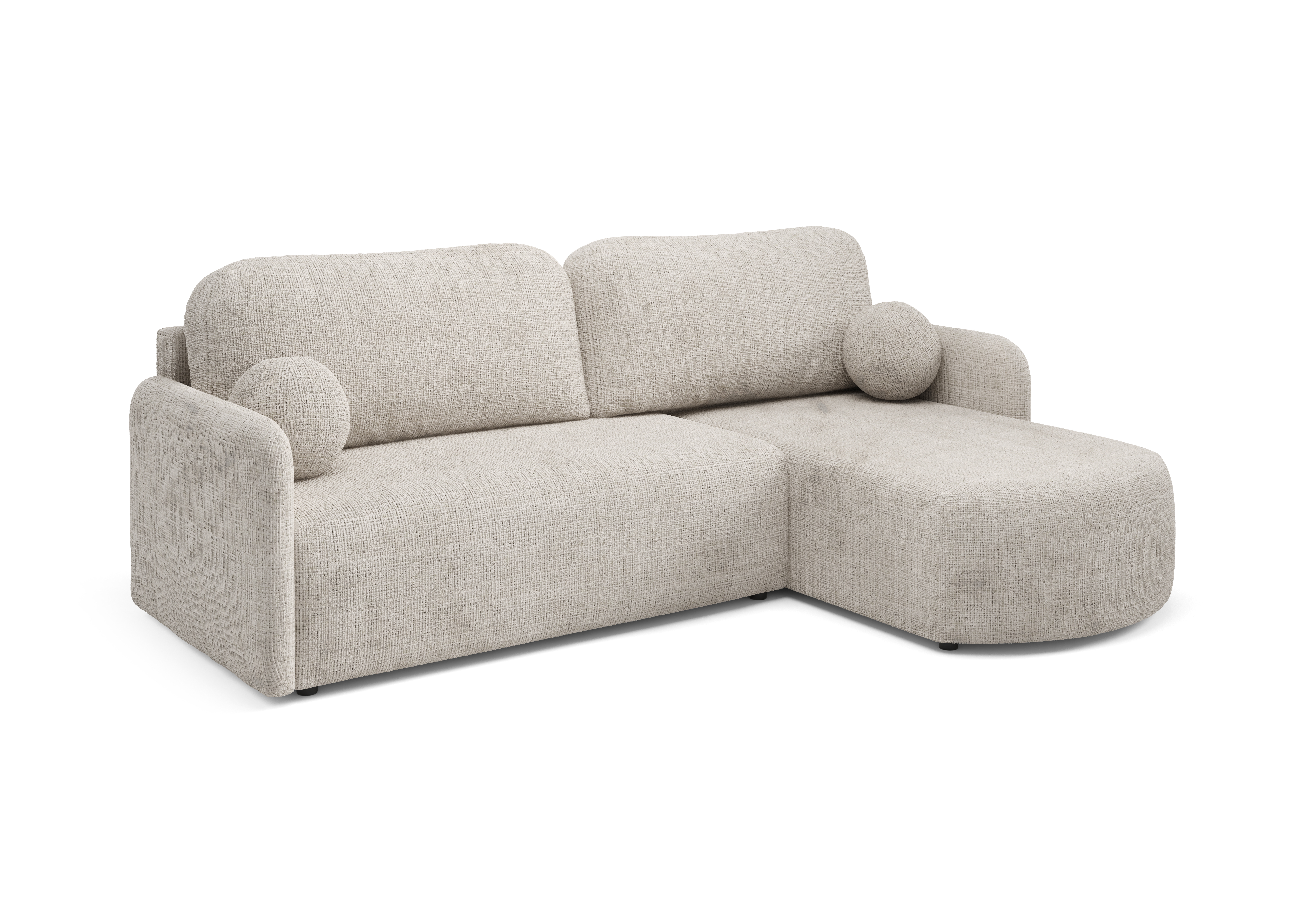 FurMeb24 ECKSOFA BERA - 212 x 160 cm Stoff cremona - mit schlaffunktion und bettkasten – Bild 6