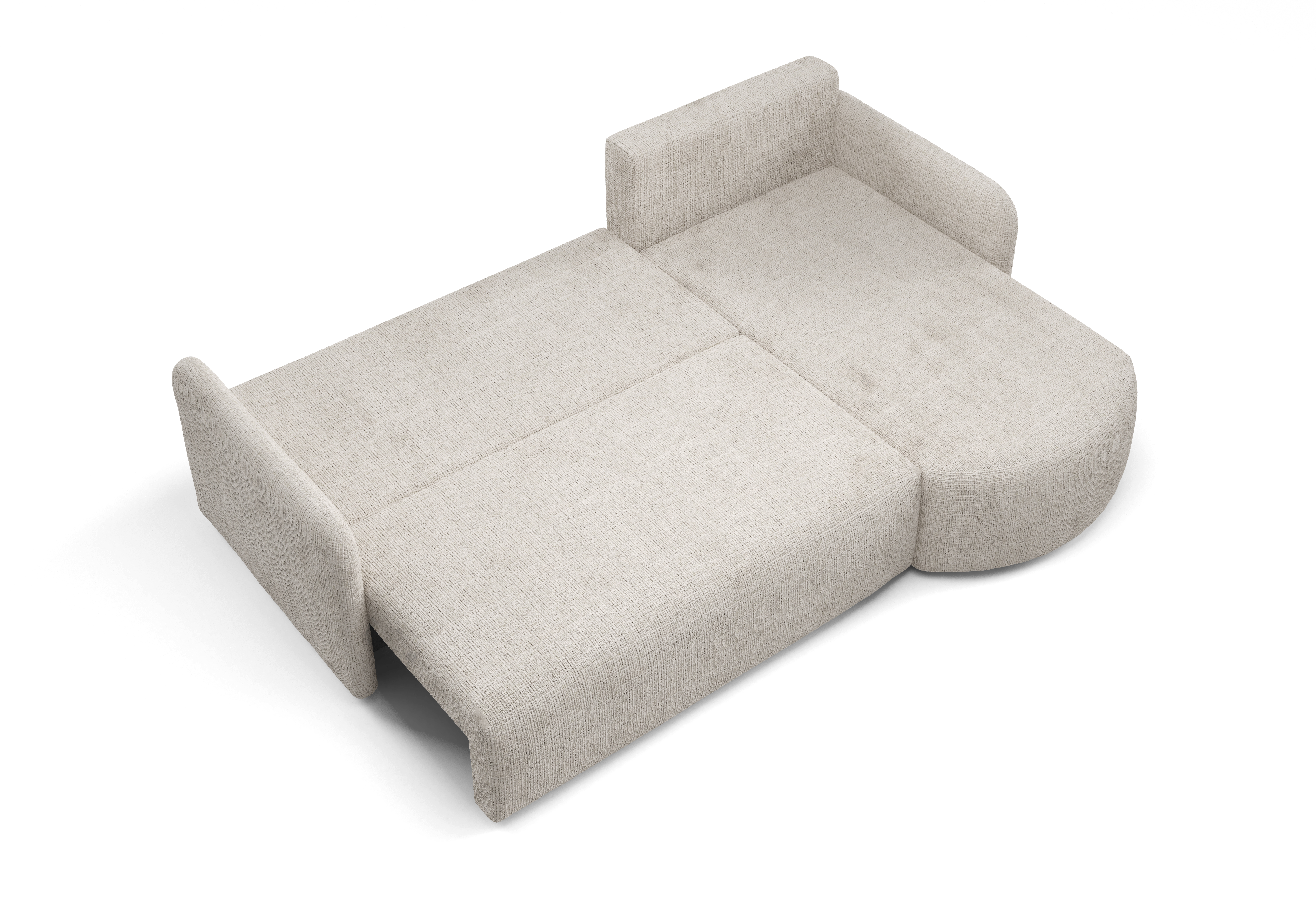 FurMeb24 ECKSOFA BERA - 212 x 160 cm Stoff cremona - mit schlaffunktion und bettkasten – Bild 11