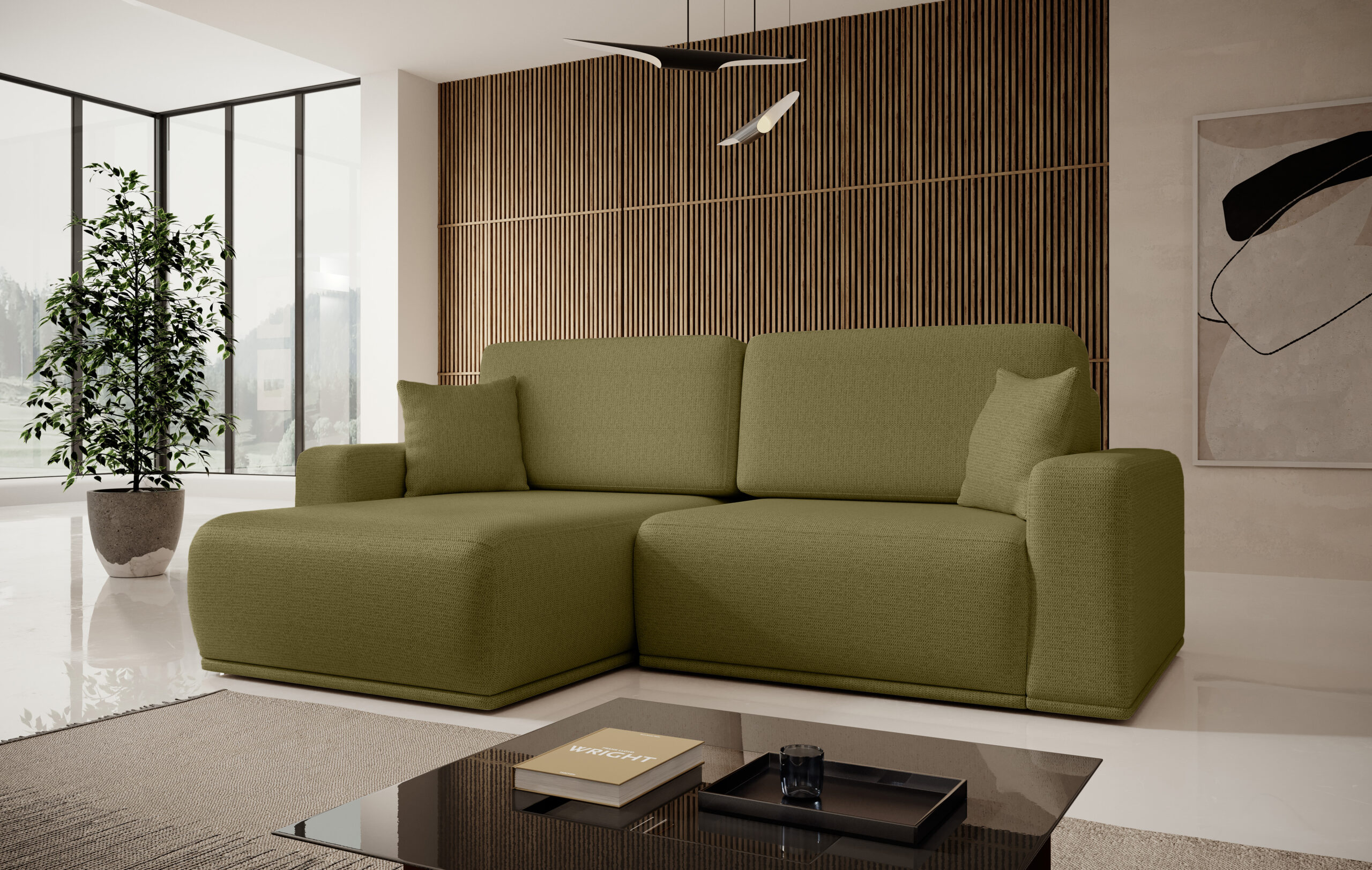 FurMeb24 ECKSOFA FLOUD - 250 x 160 cm - mit schlaffunktion – Bild 2