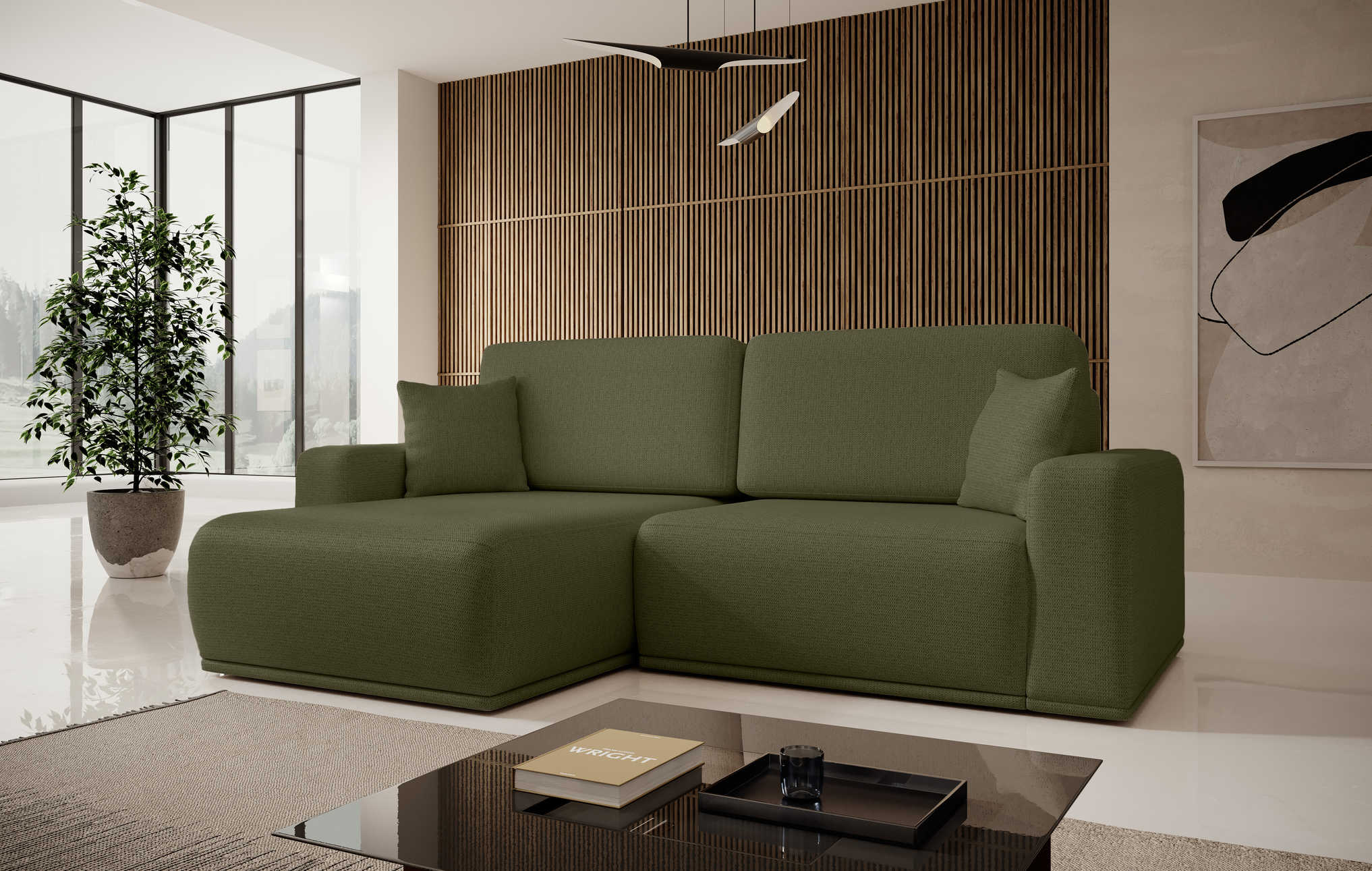 FurMeb24 ECKSOFA FLOUD - 250 x 160 cm - mit schlaffunktion – Bild 3