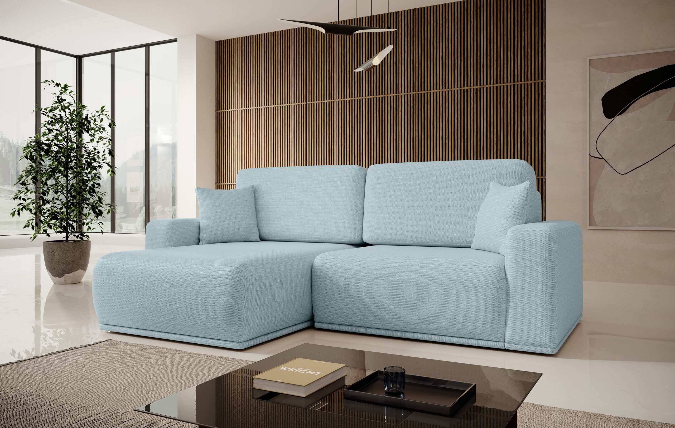 FurMeb24 ECKSOFA FLOUD - 250 x 160 cm - mit schlaffunktion – Bild 5