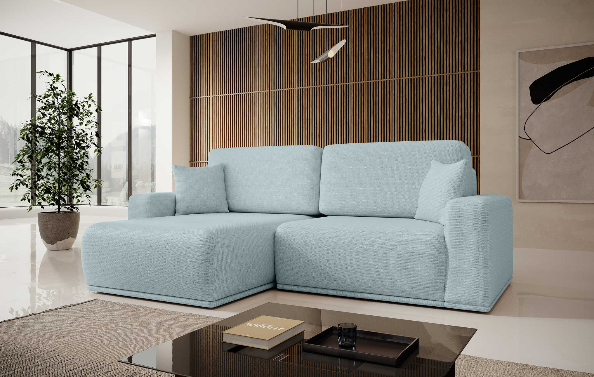 FurMeb24 ECKSOFA FLOUD - 250 x 160 cm - mit schlaffunktion – Bild 6