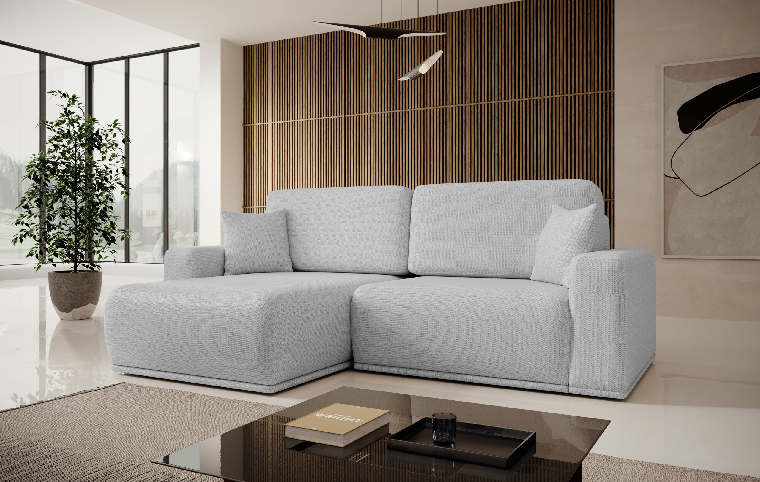 FurMeb24 ECKSOFA FLOUD - 250 x 160 cm - mit schlaffunktion – Bild 9