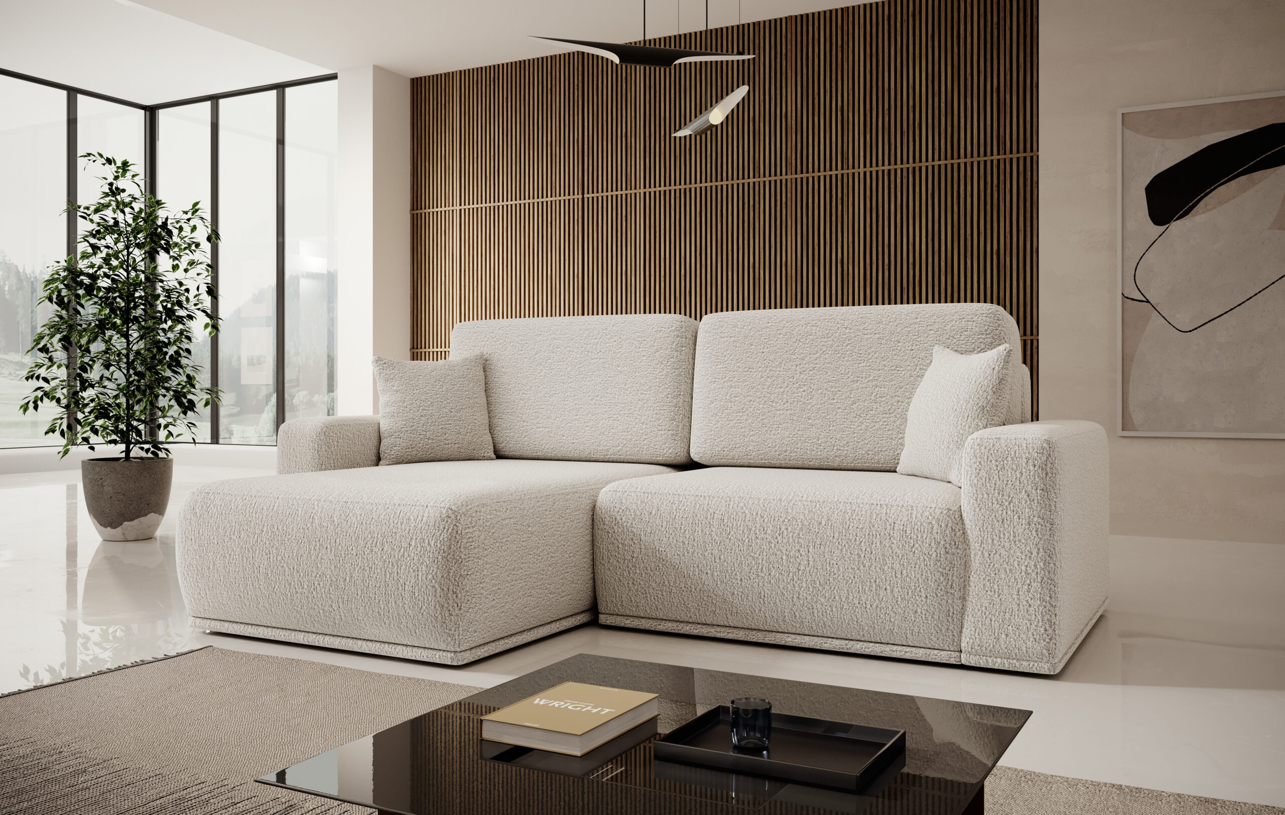 FurMeb24 ECKSOFA FLOUD - 250 x 160 cm - mit schlaffunktion – Bild 12