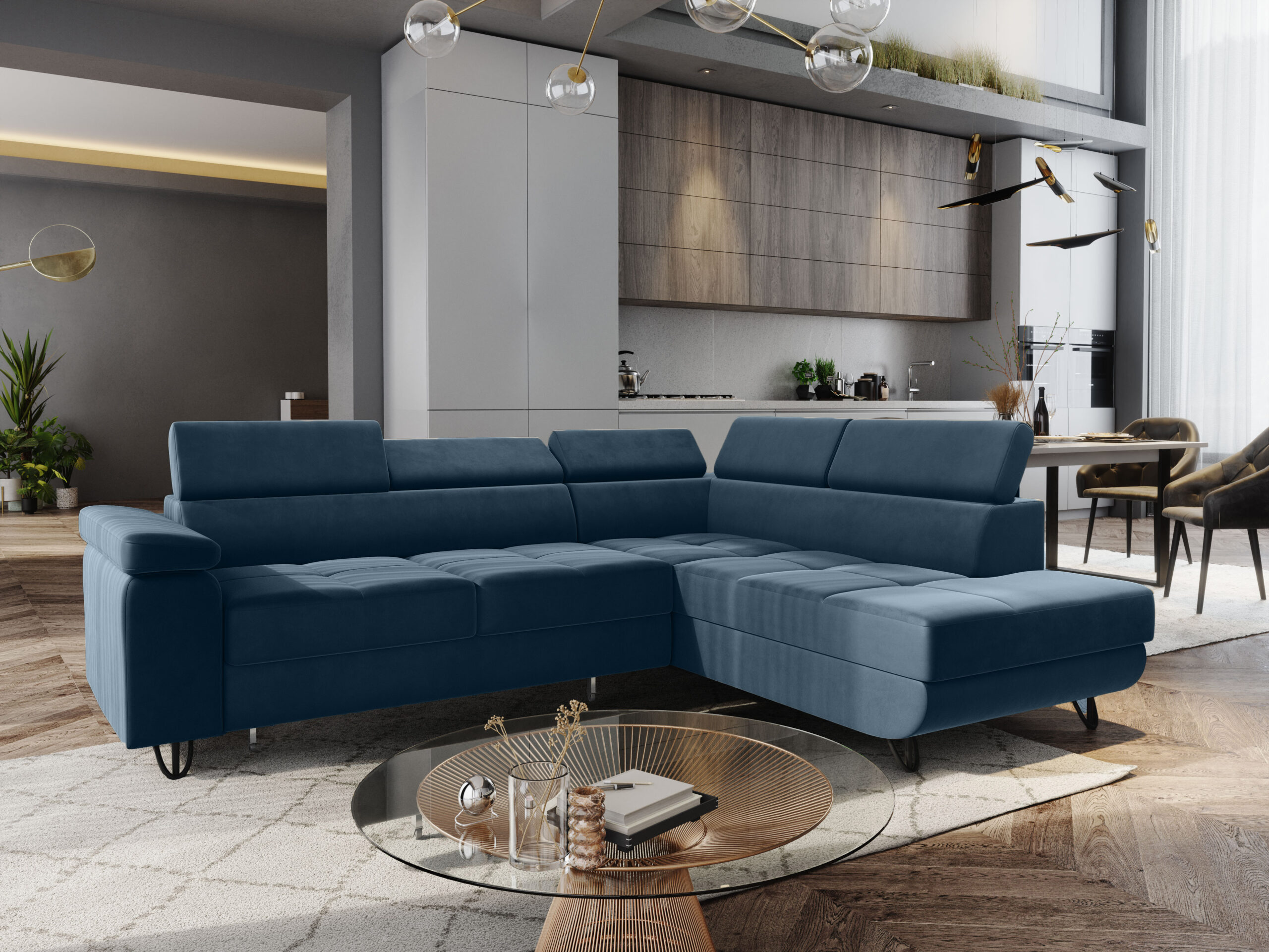 FurMeb24 ECKSOFA CAPRI mit schlaffunktion und bettkasten 250 x 203 cm – Bild 44