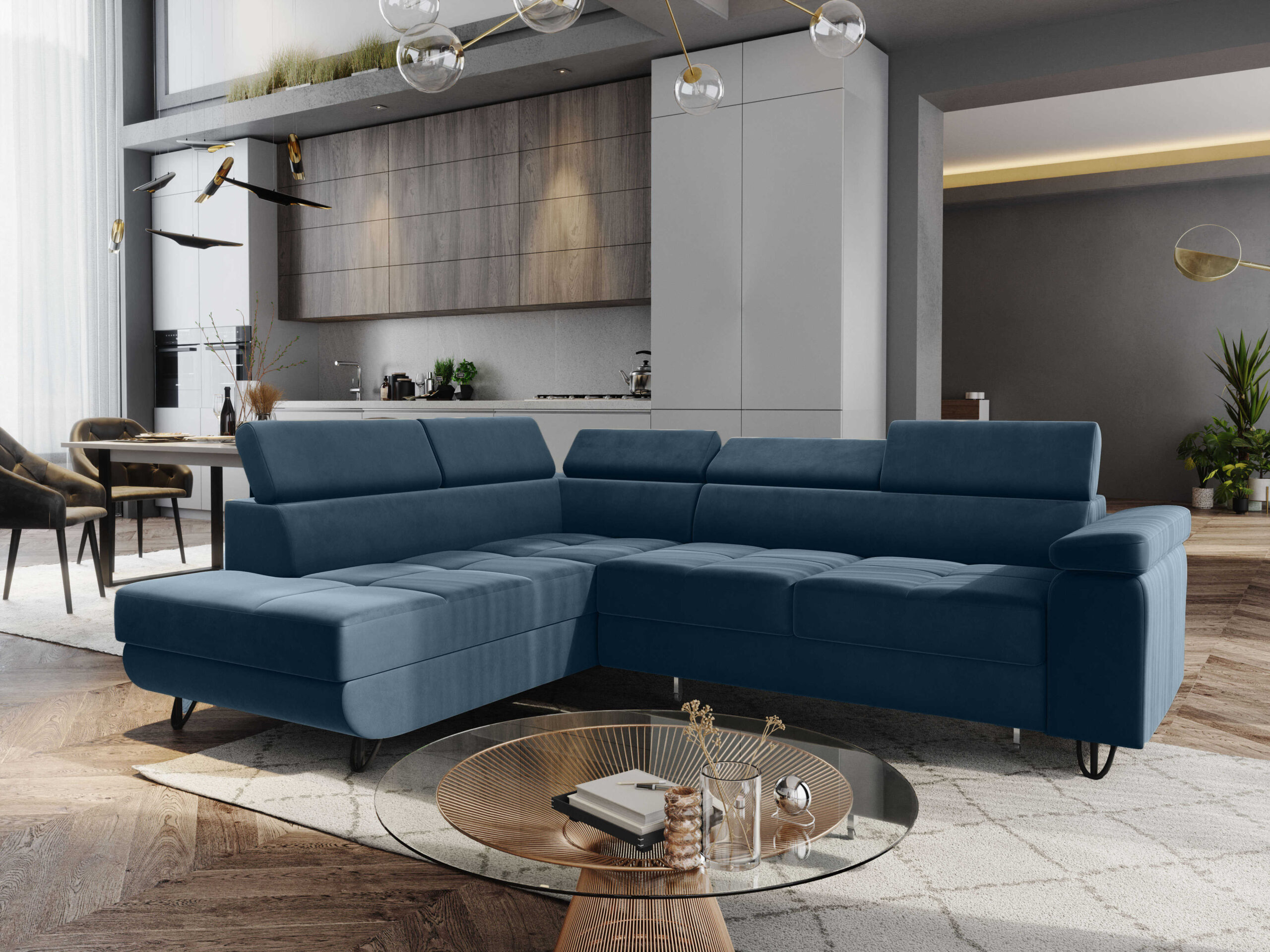 FurMeb24 ECKSOFA CAPRI mit schlaffunktion und bettkasten 250 x 203 cm – Bild 45