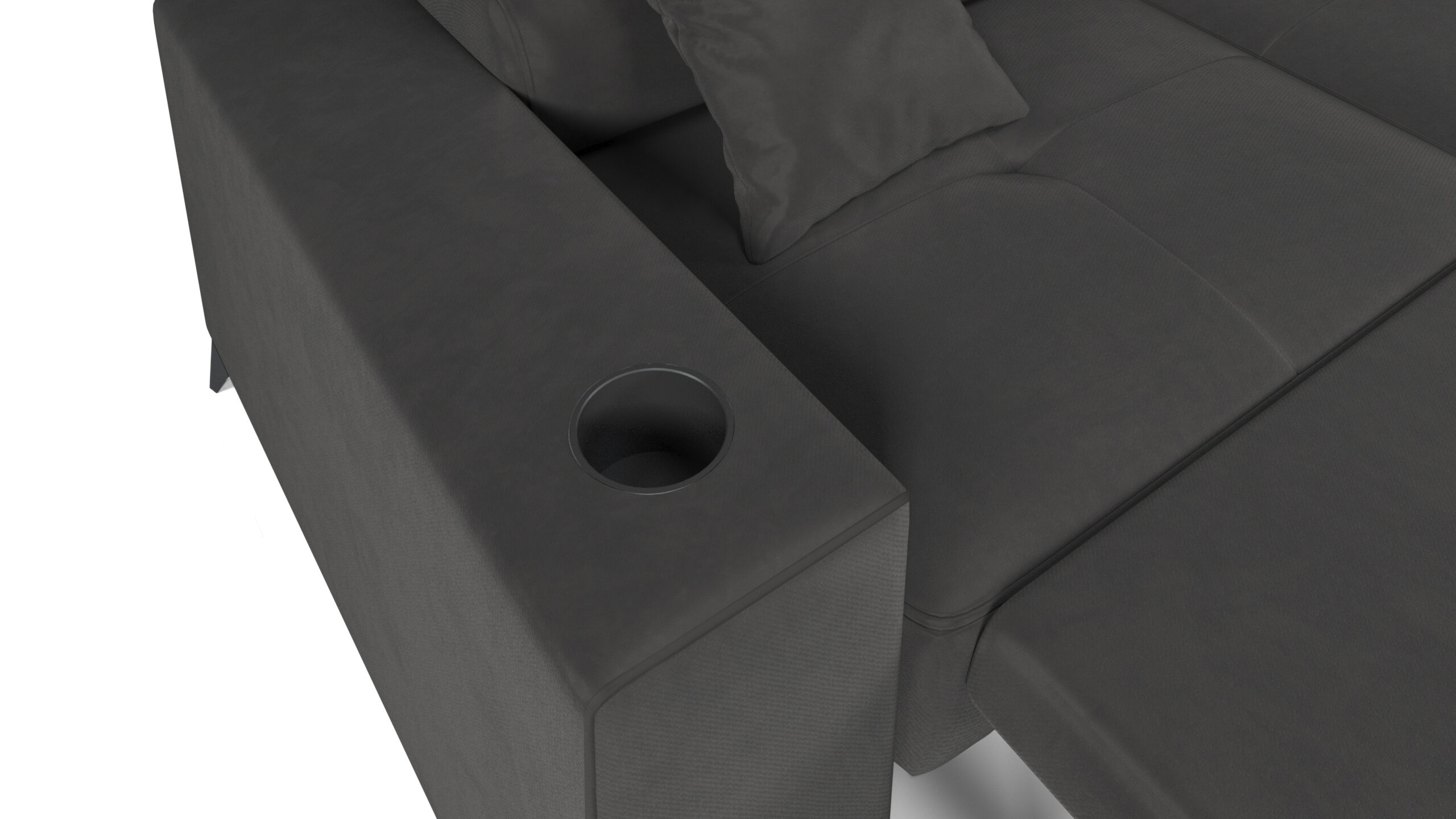 FurMeb24 ECKSOFA LANGER Rechte Seite mit Schlaffunktion und Bettkasten 269 x 202 cm – Bild 10