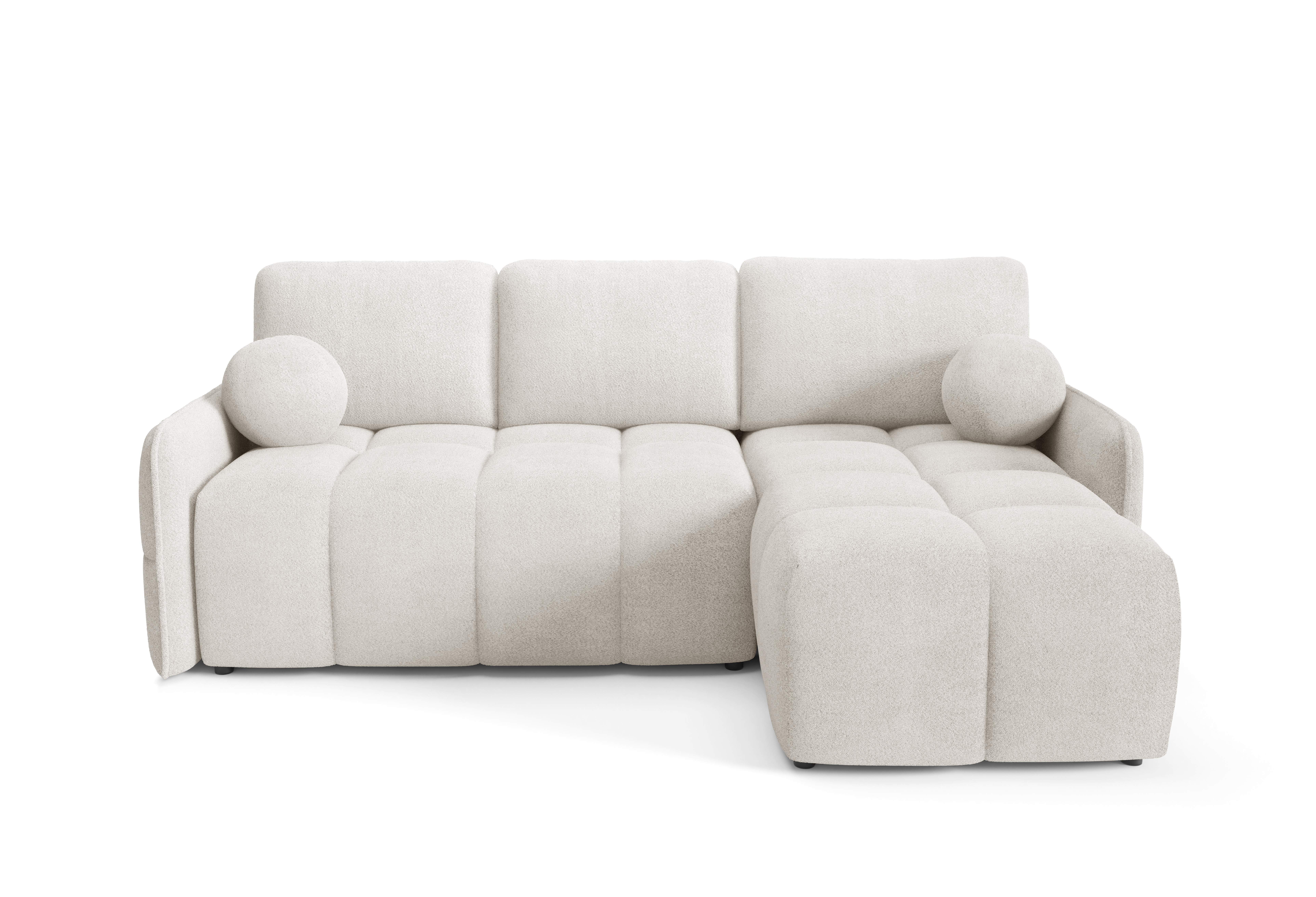 FurMeb24 ECKSOFA SELENE - 220 x 145 cm Stoff abriamo - mit schlaffunktion und bettkasten – Bild 8