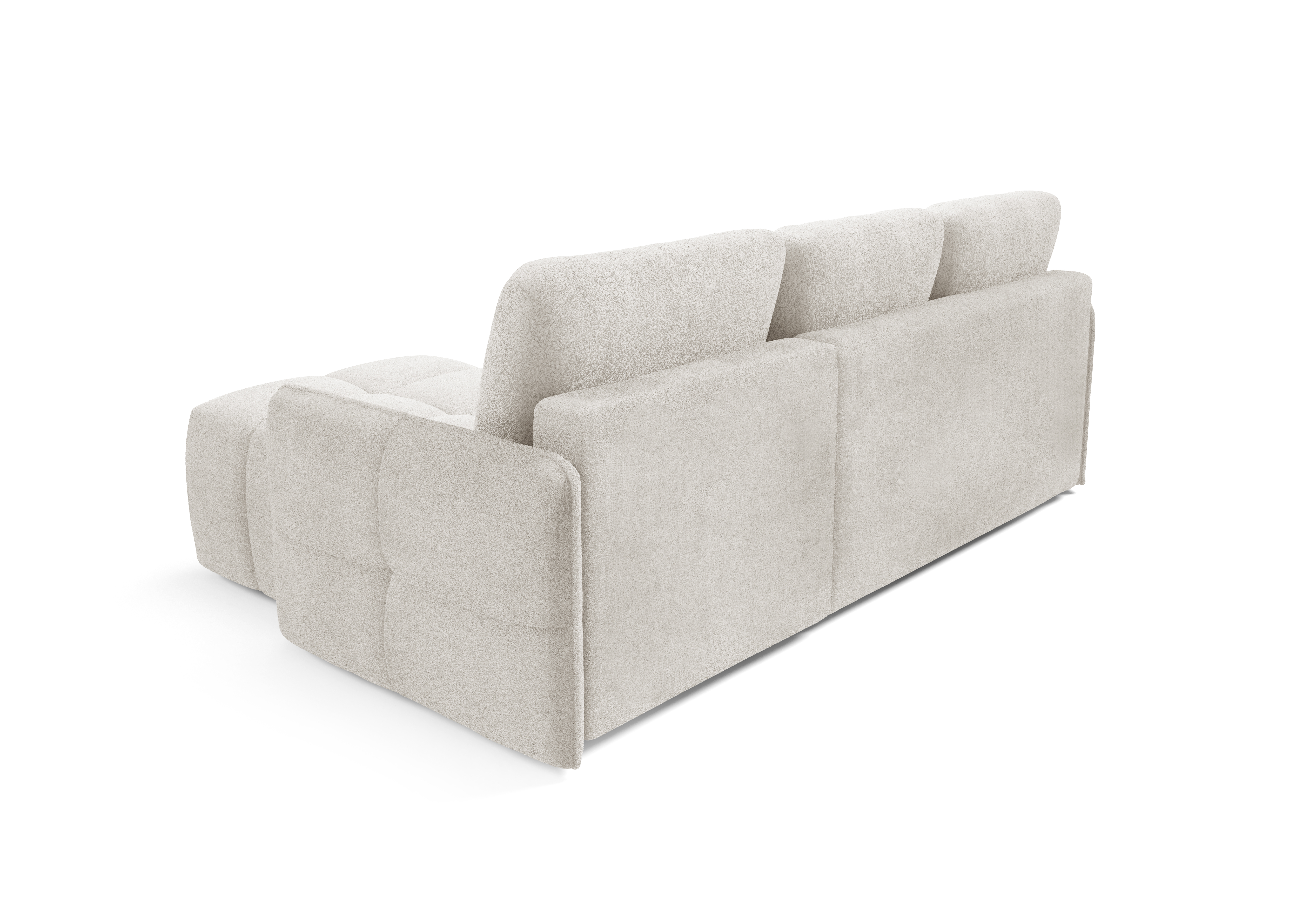 FurMeb24 ECKSOFA SELENE - 220 x 145 cm Stoff abriamo - mit schlaffunktion und bettkasten – Bild 10