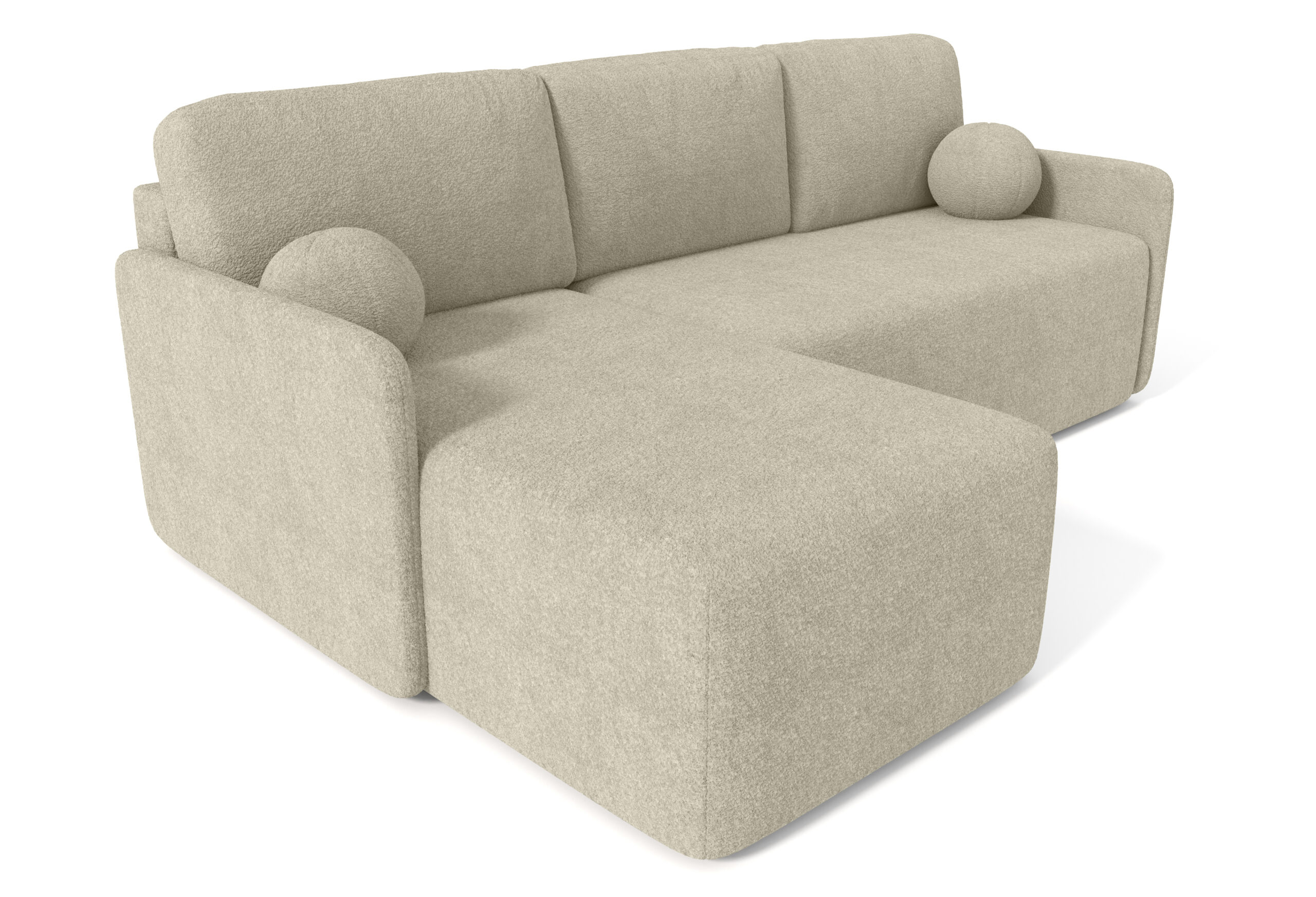 FurMeb24 ECKSOFA BROOK - 212 x 142 cm Stoff abriamo - mit schlaffunktion und bettkasten – Bild 11