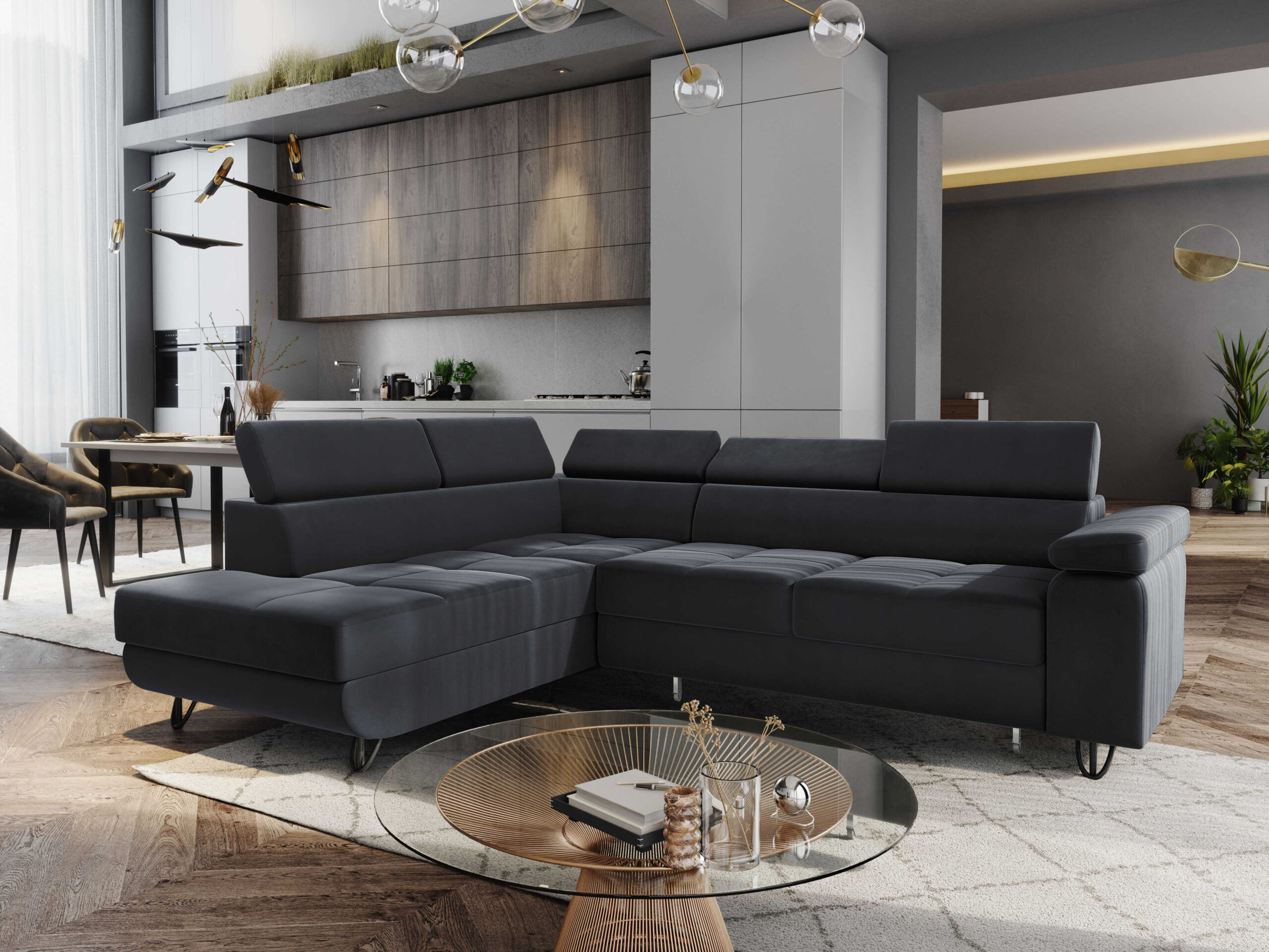 FurMeb24 ECKSOFA CAPRI mit schlaffunktion und bettkasten 250 x 203 cm – Bild 19