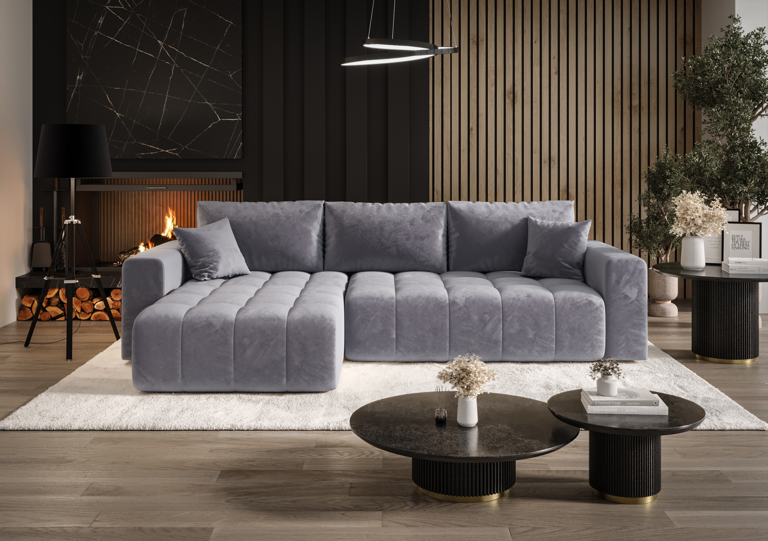 FurMeb24 ECKSOFA Gabo-L form 280 x 85 cm - mit schlaffunktion – Bild 6