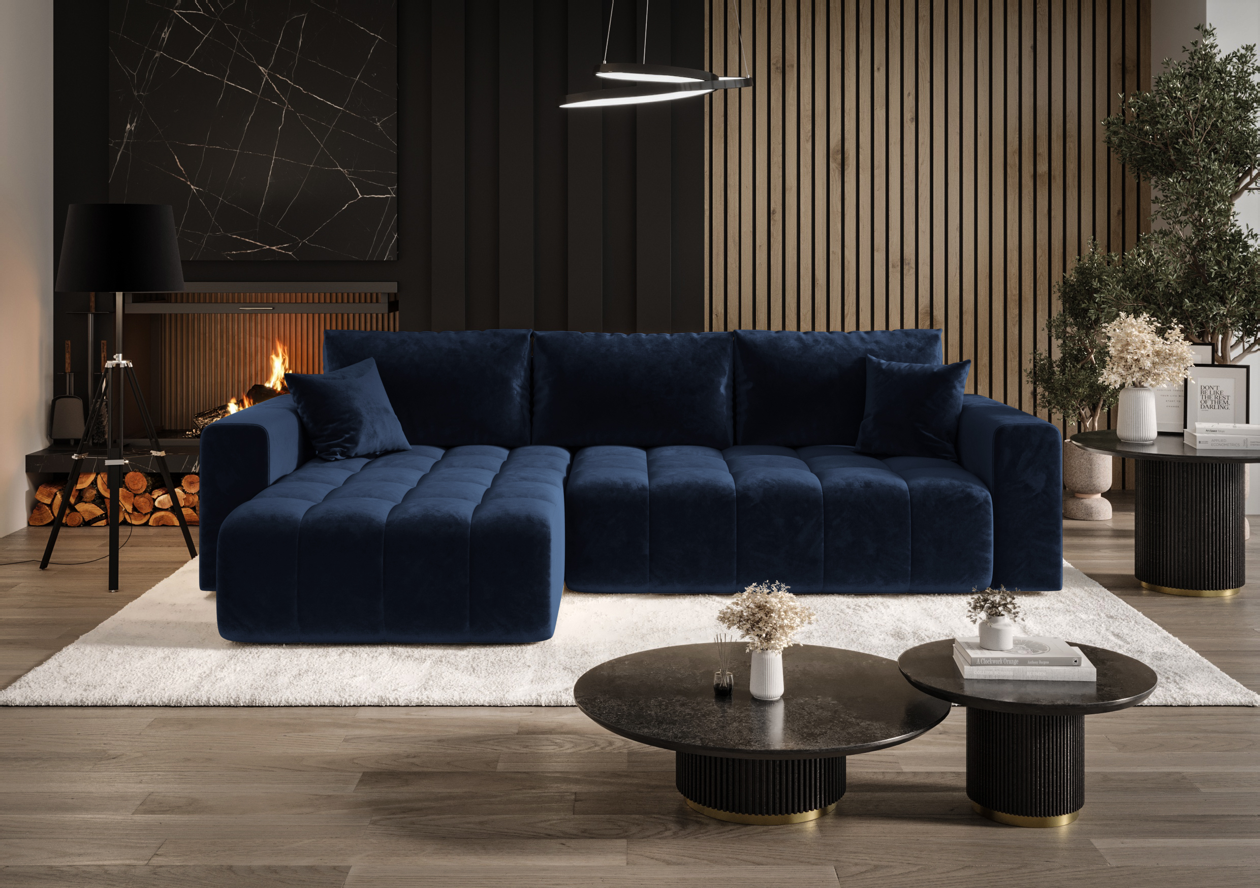 FurMeb24 ECKSOFA Gabo-L form 280 x 85 cm - mit schlaffunktion – Bild 7