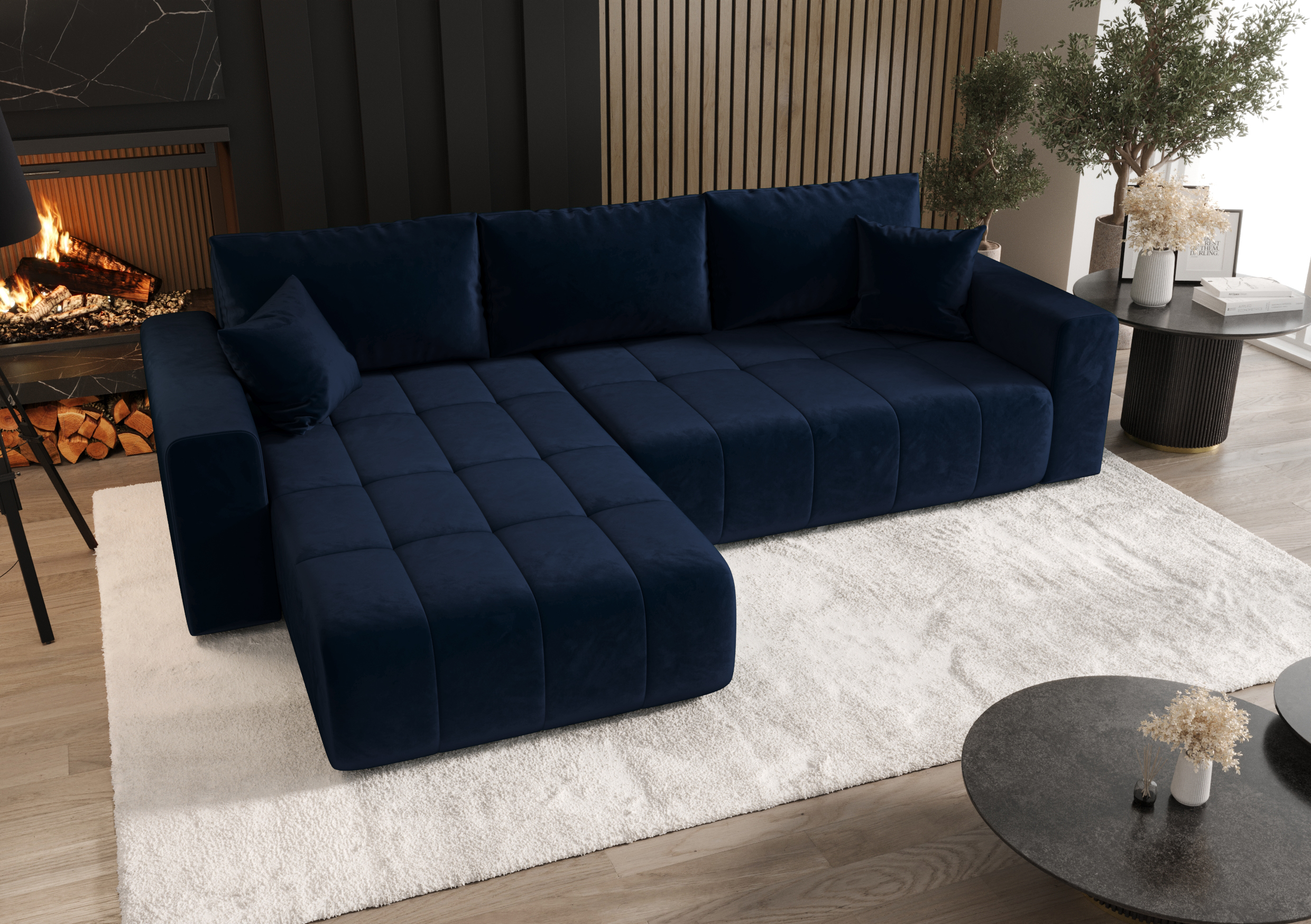 FurMeb24 ECKSOFA Gabo-L form 280 x 85 cm - mit schlaffunktion – Bild 15